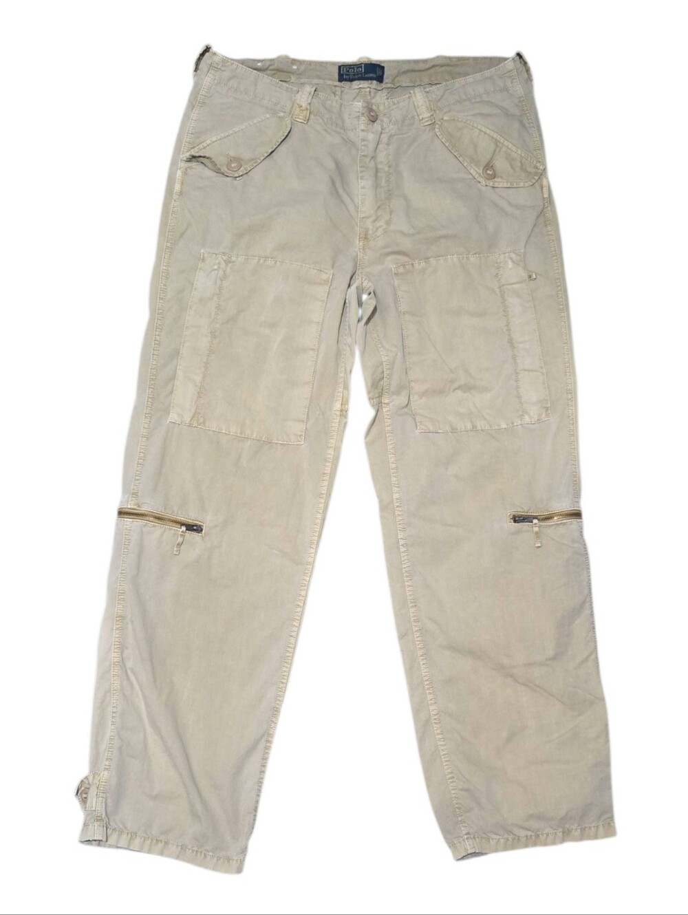 Vintage Polo Ralph Lauren Paratrooper Cargo Pants Flight Multi-Pocket 34x32